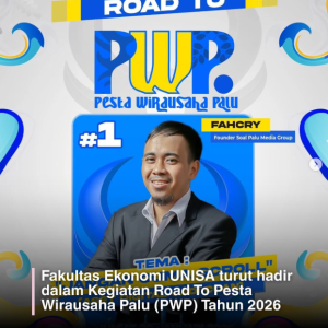 Fakultas Ekonomi Turut Menghadiri Kegiatan Road to Pesta Wirausaha Palu (PWP) Tahun 2026